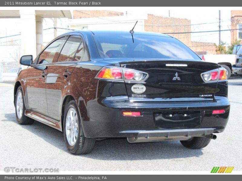 Tarmac Black Pearl / Black 2011 Mitsubishi Lancer ES