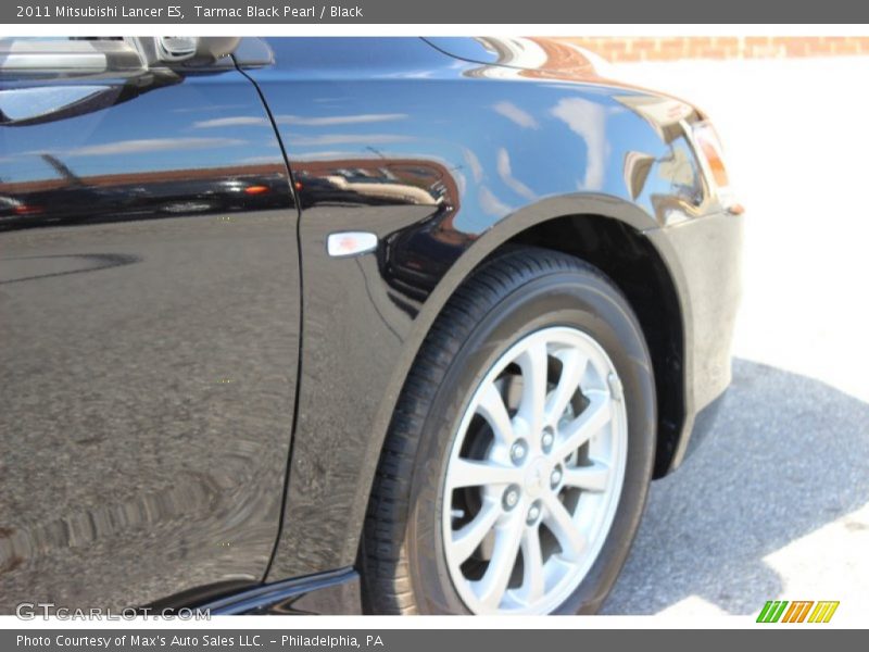Tarmac Black Pearl / Black 2011 Mitsubishi Lancer ES