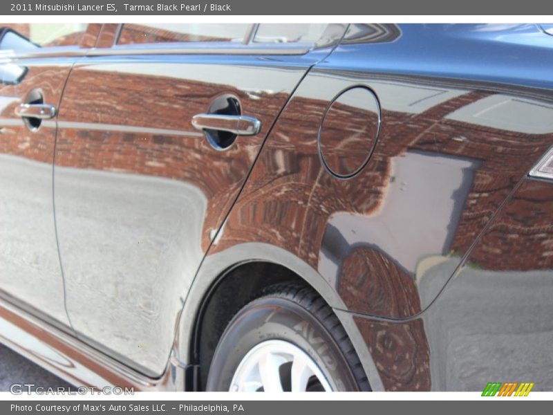 Tarmac Black Pearl / Black 2011 Mitsubishi Lancer ES