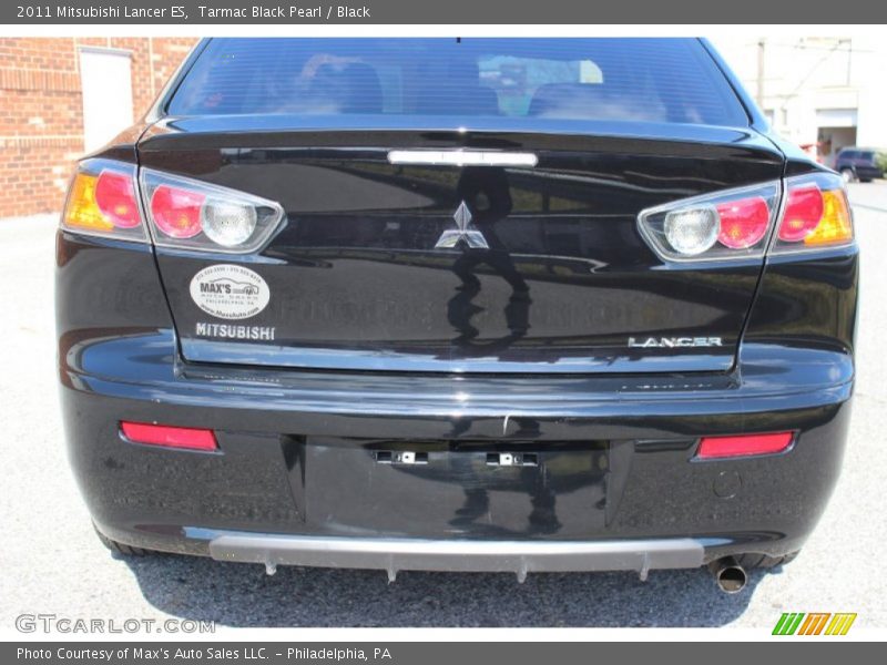 Tarmac Black Pearl / Black 2011 Mitsubishi Lancer ES