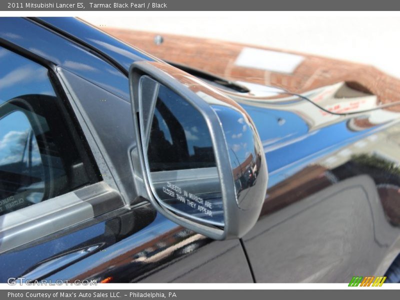 Tarmac Black Pearl / Black 2011 Mitsubishi Lancer ES