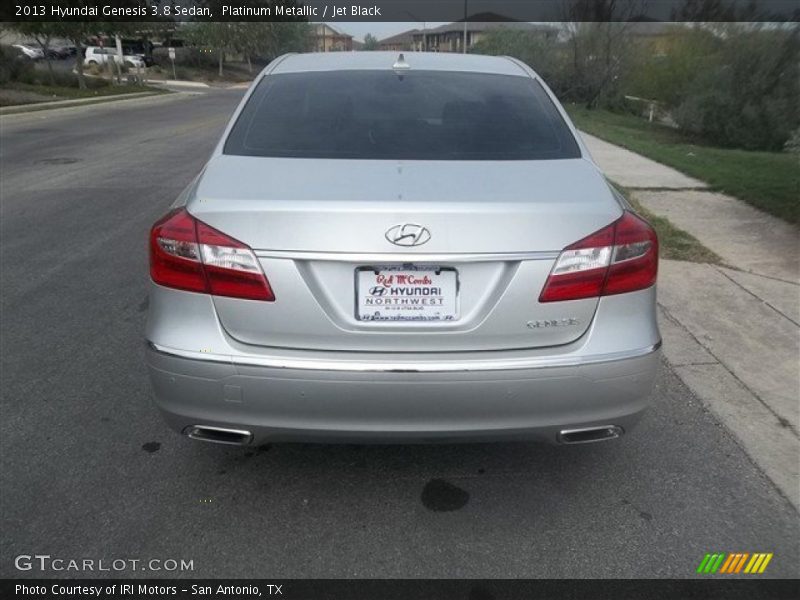 Platinum Metallic / Jet Black 2013 Hyundai Genesis 3.8 Sedan