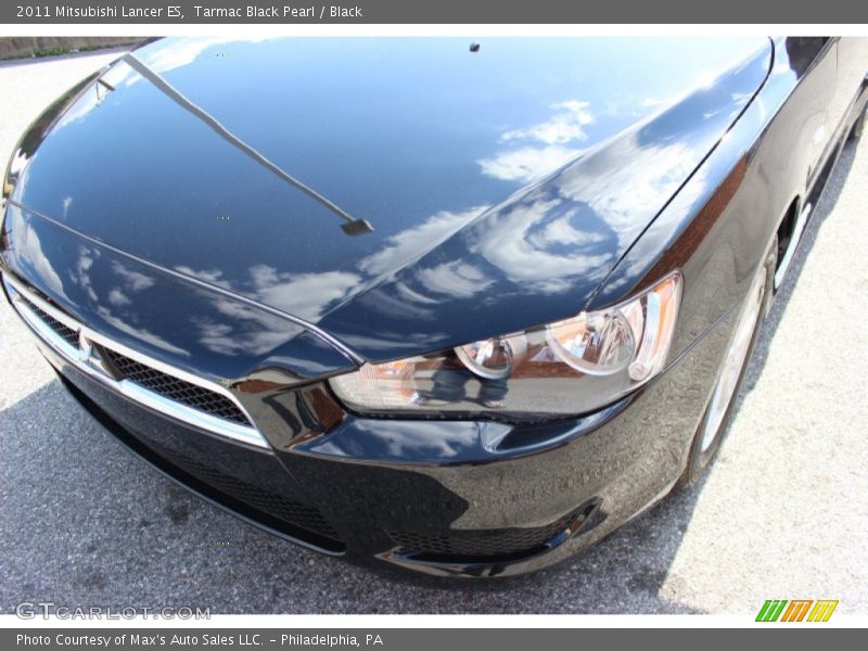 Tarmac Black Pearl / Black 2011 Mitsubishi Lancer ES