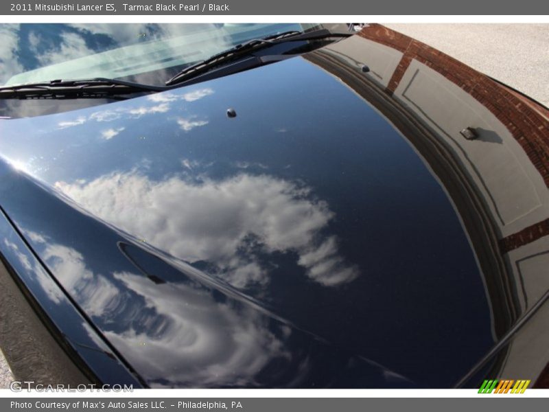 Tarmac Black Pearl / Black 2011 Mitsubishi Lancer ES