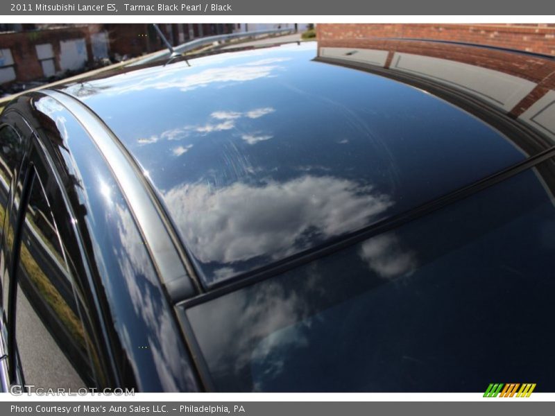 Tarmac Black Pearl / Black 2011 Mitsubishi Lancer ES
