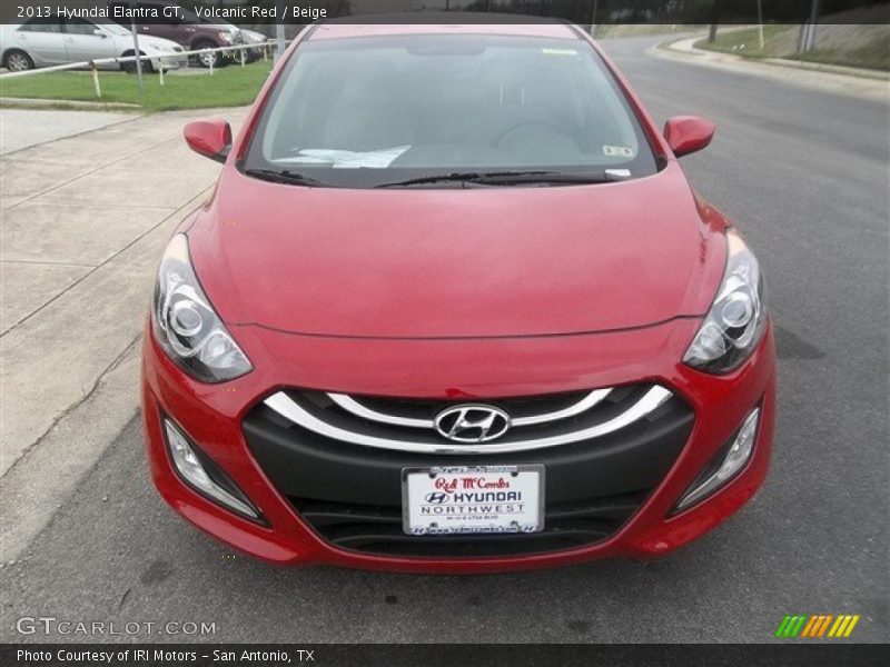 Volcanic Red / Beige 2013 Hyundai Elantra GT