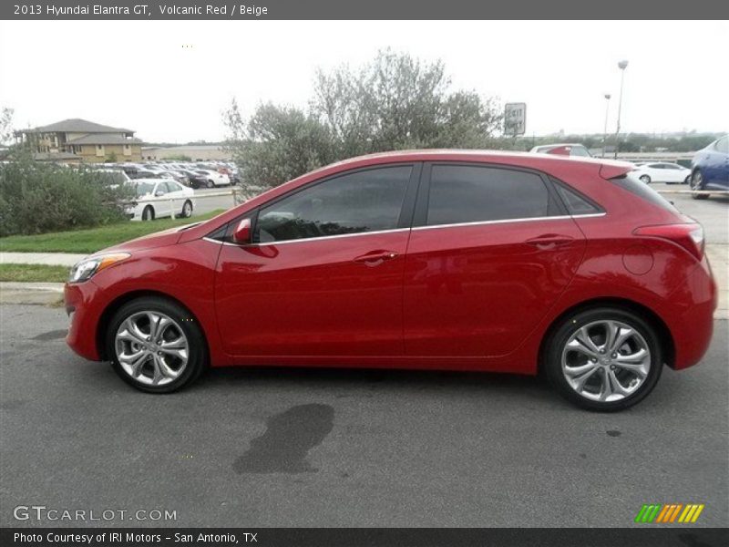 Volcanic Red / Beige 2013 Hyundai Elantra GT