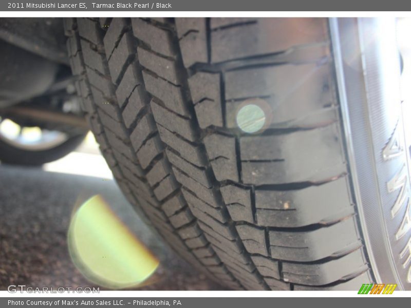 Tarmac Black Pearl / Black 2011 Mitsubishi Lancer ES