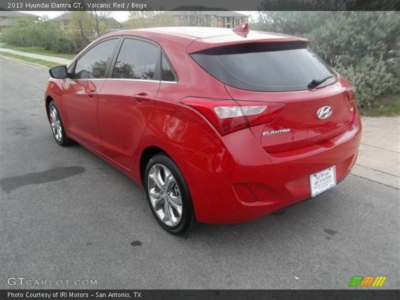 Volcanic Red / Beige 2013 Hyundai Elantra GT