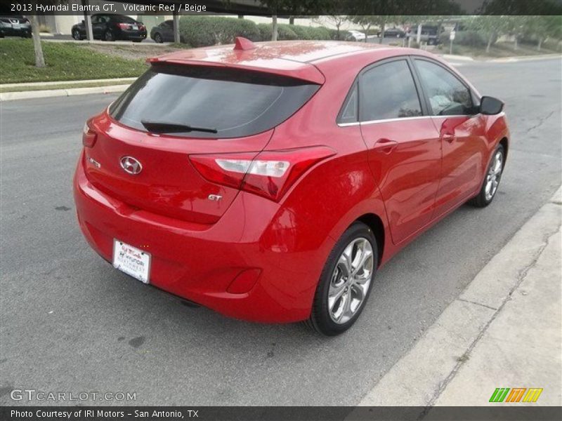 Volcanic Red / Beige 2013 Hyundai Elantra GT