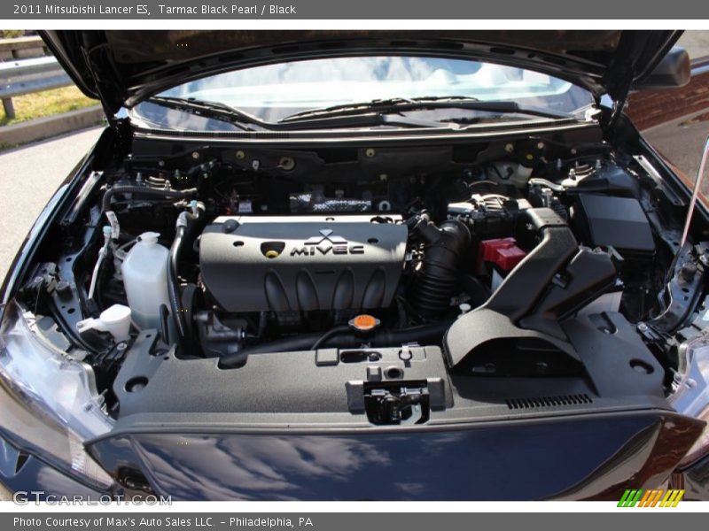 Tarmac Black Pearl / Black 2011 Mitsubishi Lancer ES