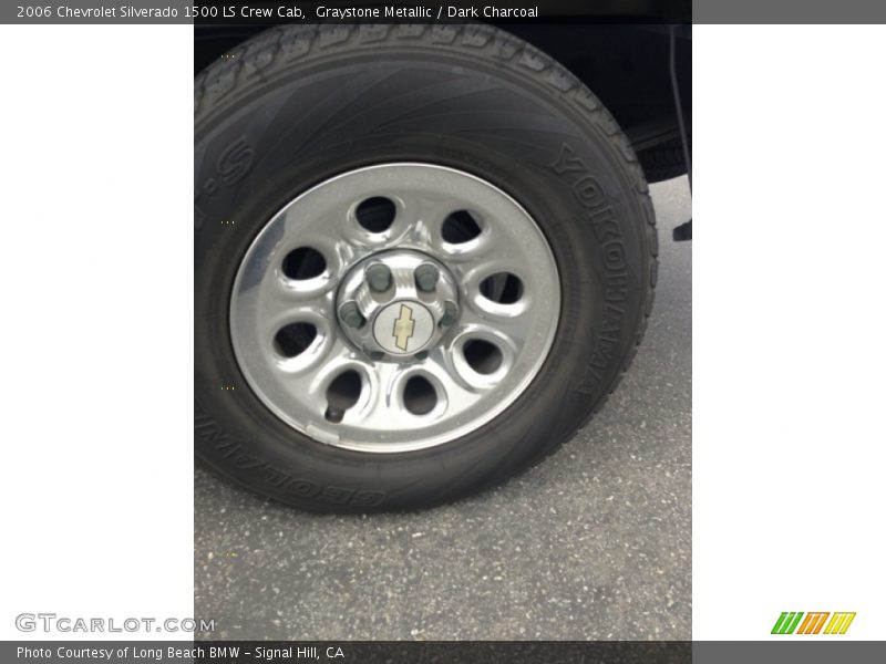 Graystone Metallic / Dark Charcoal 2006 Chevrolet Silverado 1500 LS Crew Cab