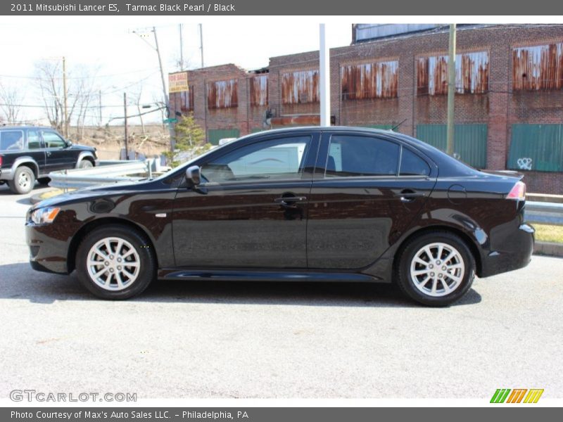 Tarmac Black Pearl / Black 2011 Mitsubishi Lancer ES