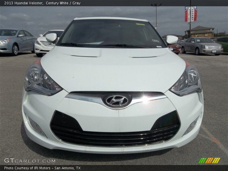 Century White / Gray 2013 Hyundai Veloster