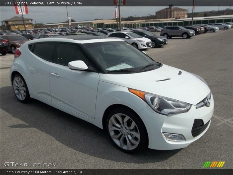 Century White / Gray 2013 Hyundai Veloster