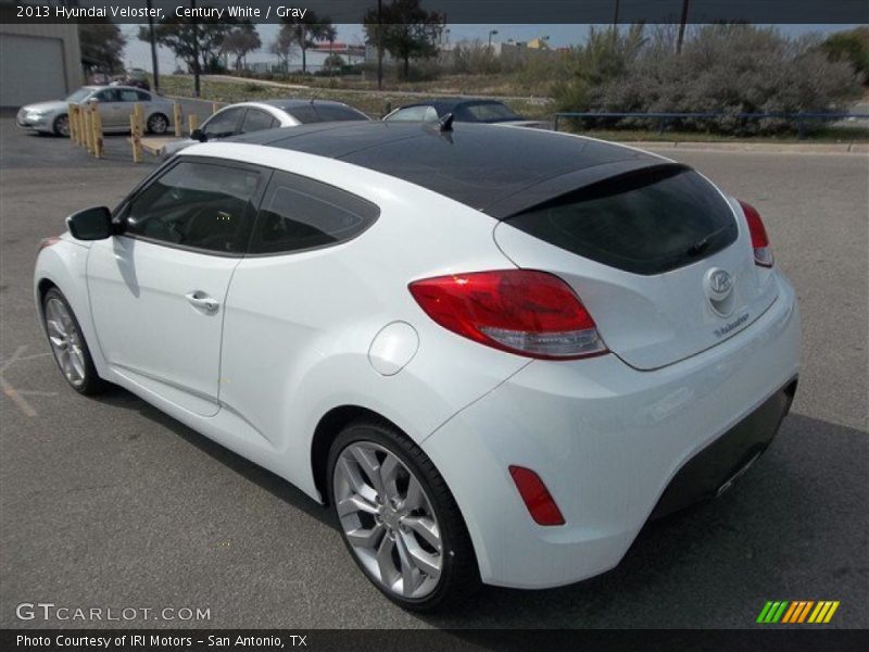 Century White / Gray 2013 Hyundai Veloster