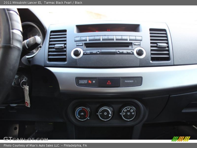 Tarmac Black Pearl / Black 2011 Mitsubishi Lancer ES
