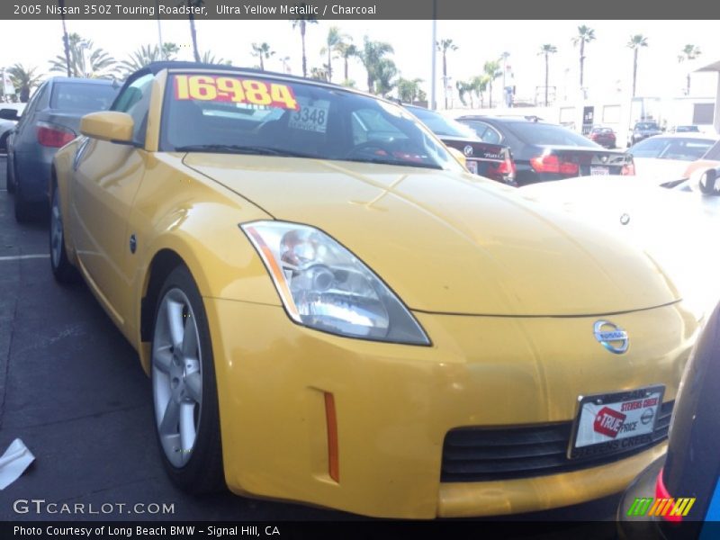 Ultra Yellow Metallic / Charcoal 2005 Nissan 350Z Touring Roadster