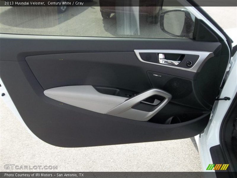 Century White / Gray 2013 Hyundai Veloster