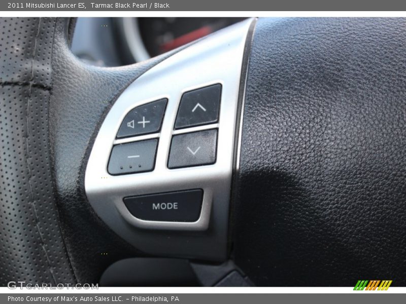 Tarmac Black Pearl / Black 2011 Mitsubishi Lancer ES