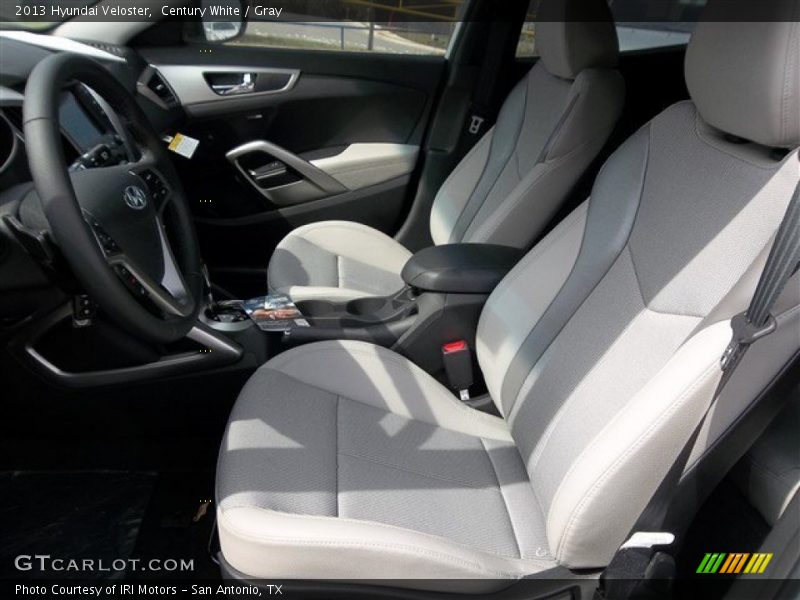 Century White / Gray 2013 Hyundai Veloster