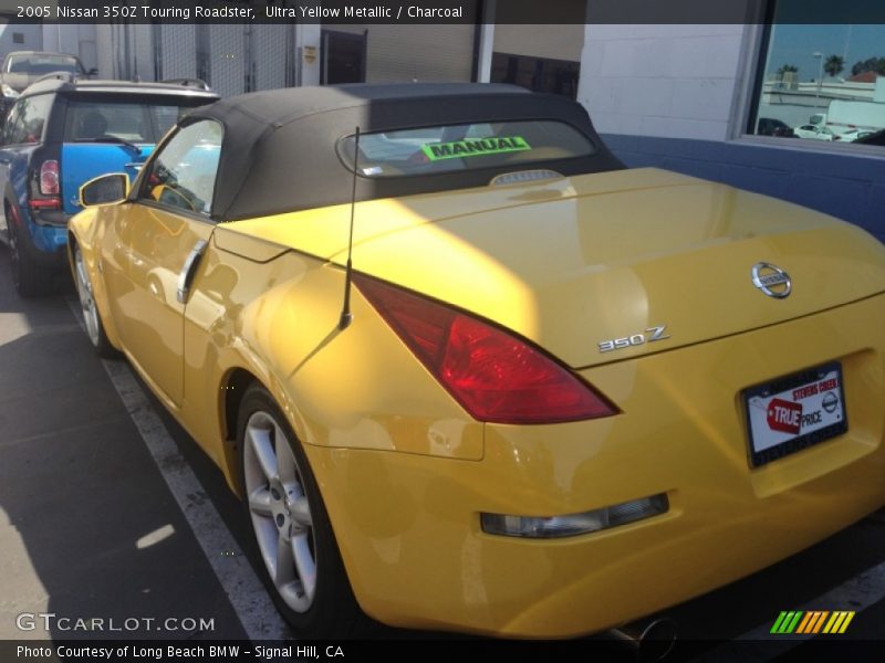 Ultra Yellow Metallic / Charcoal 2005 Nissan 350Z Touring Roadster