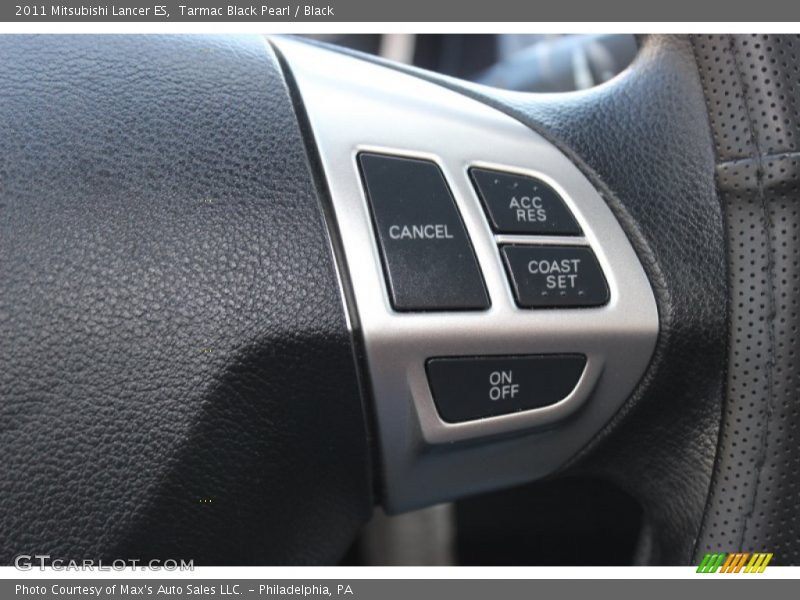 Tarmac Black Pearl / Black 2011 Mitsubishi Lancer ES