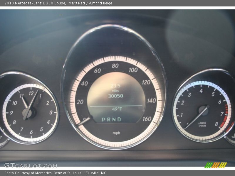 Mars Red / Almond Beige 2010 Mercedes-Benz E 350 Coupe