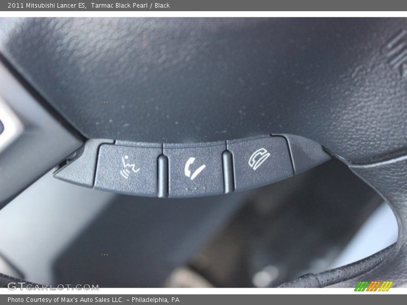 Tarmac Black Pearl / Black 2011 Mitsubishi Lancer ES
