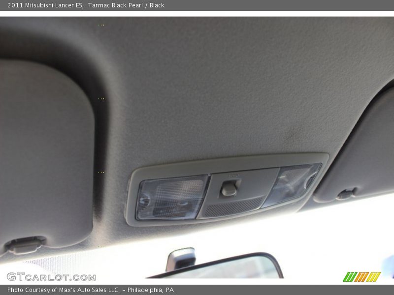 Tarmac Black Pearl / Black 2011 Mitsubishi Lancer ES