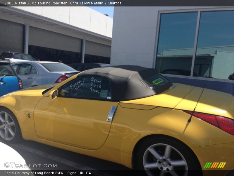 Ultra Yellow Metallic / Charcoal 2005 Nissan 350Z Touring Roadster