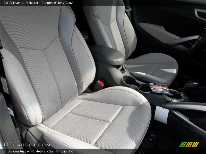 Century White / Gray 2013 Hyundai Veloster