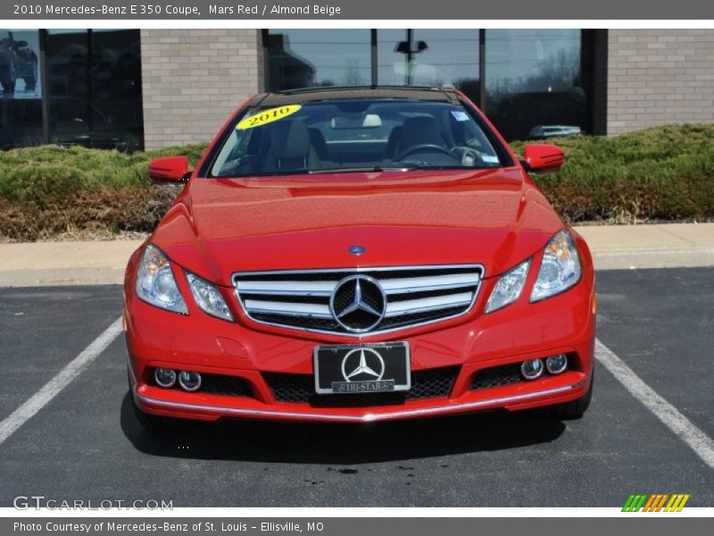 Mars Red / Almond Beige 2010 Mercedes-Benz E 350 Coupe