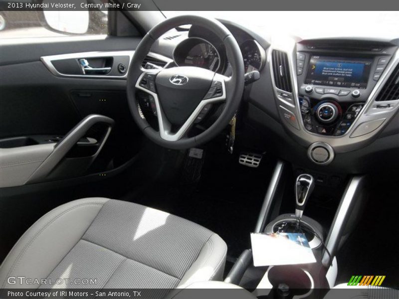 Century White / Gray 2013 Hyundai Veloster