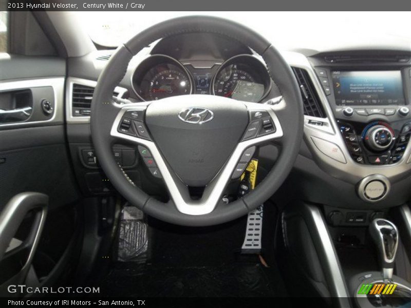 Century White / Gray 2013 Hyundai Veloster