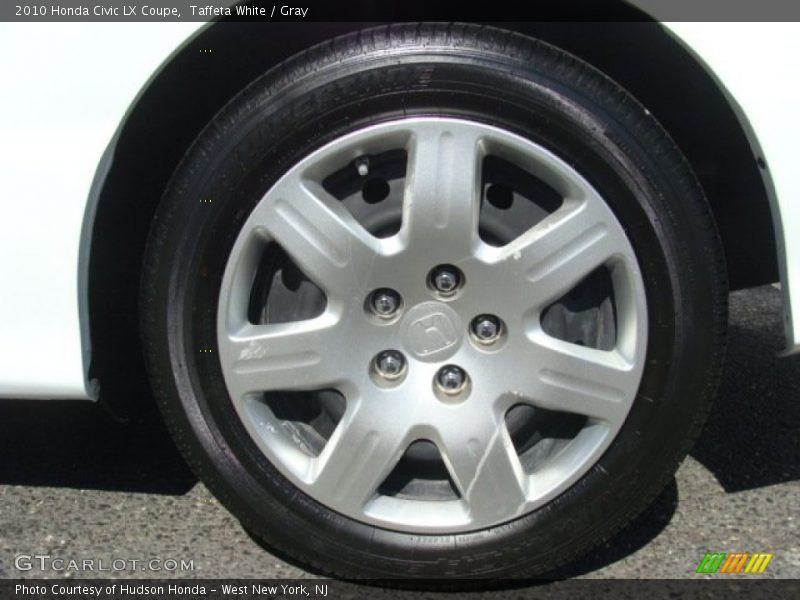 Taffeta White / Gray 2010 Honda Civic LX Coupe