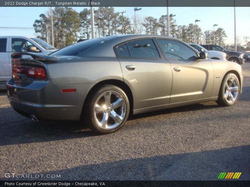 Tungsten Metallic / Black 2012 Dodge Charger R/T