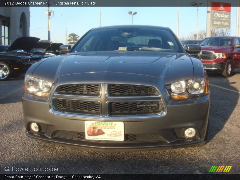 Tungsten Metallic / Black 2012 Dodge Charger R/T