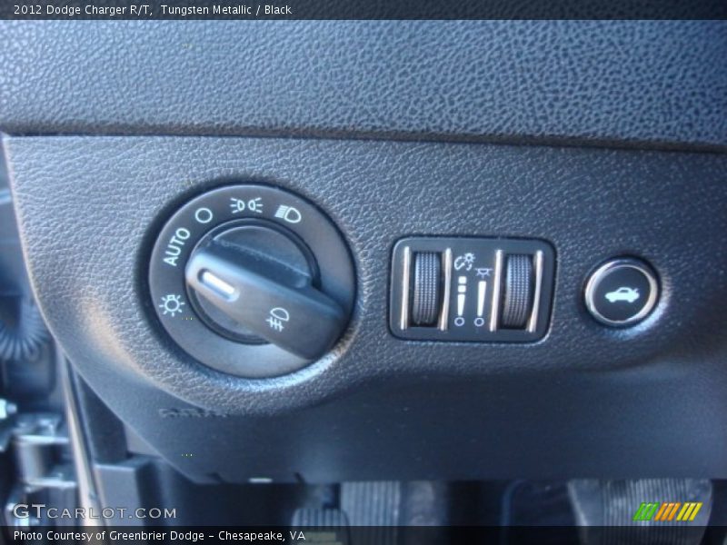 Tungsten Metallic / Black 2012 Dodge Charger R/T