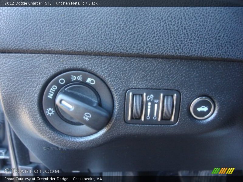 Tungsten Metallic / Black 2012 Dodge Charger R/T