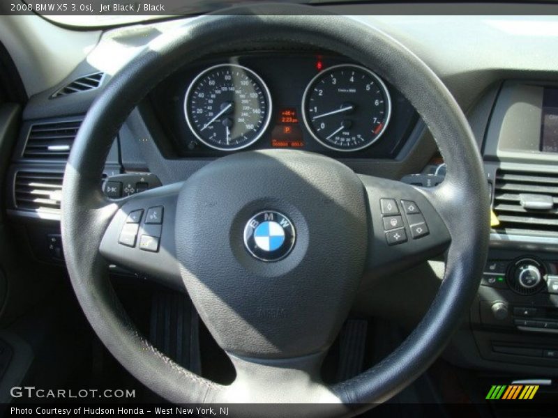 Jet Black / Black 2008 BMW X5 3.0si