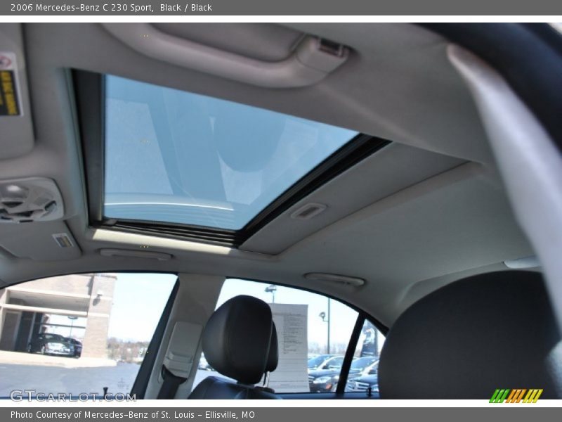 Black / Black 2006 Mercedes-Benz C 230 Sport