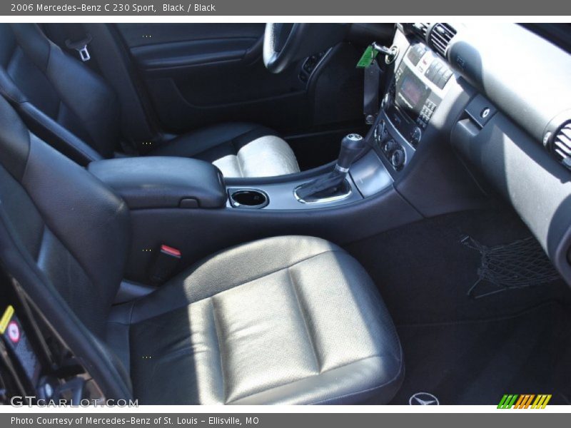 Black / Black 2006 Mercedes-Benz C 230 Sport