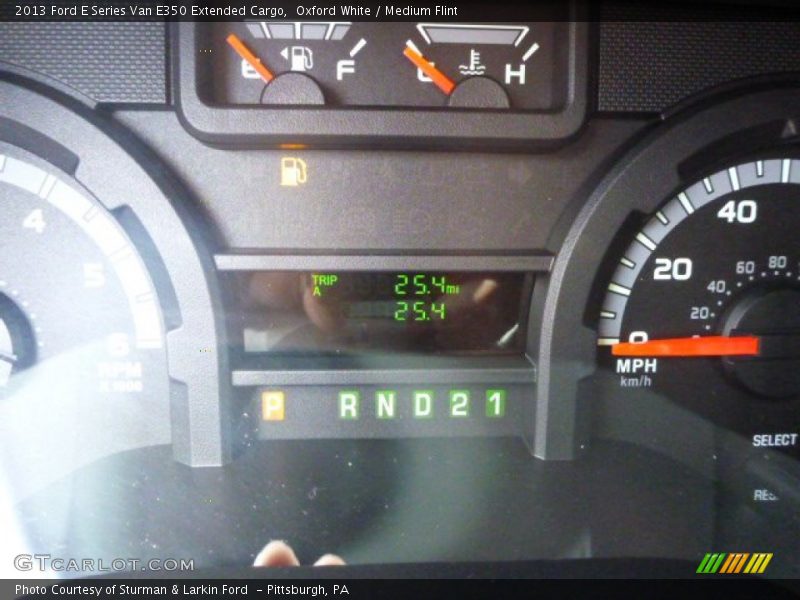Oxford White / Medium Flint 2013 Ford E Series Van E350 Extended Cargo
