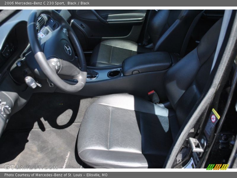 Black / Black 2006 Mercedes-Benz C 230 Sport