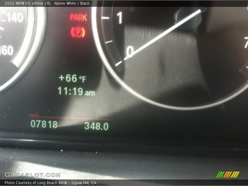 Alpine White / Black 2013 BMW X3 xDrive 28i