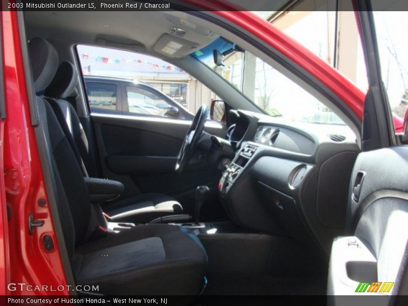 Phoenix Red / Charcoal 2003 Mitsubishi Outlander LS