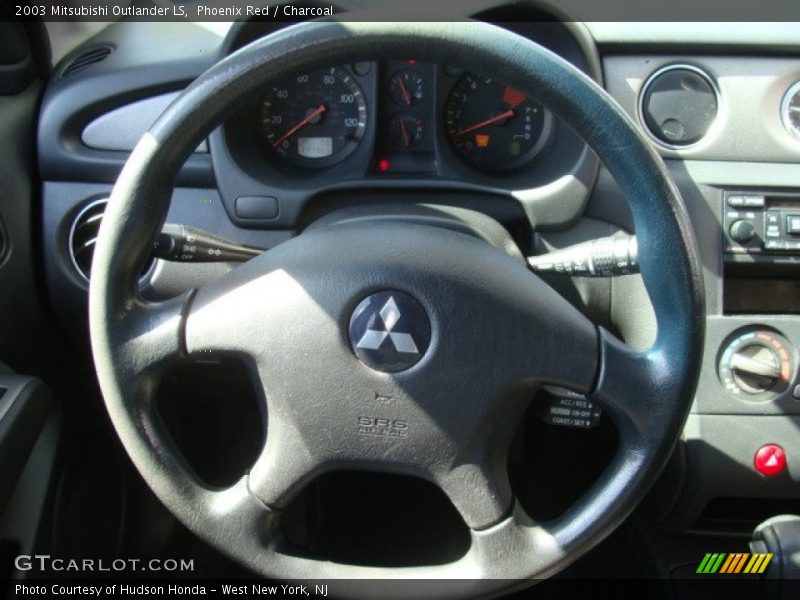 Phoenix Red / Charcoal 2003 Mitsubishi Outlander LS