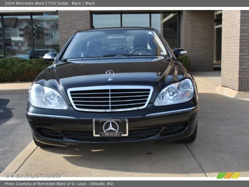 Black / Black 2004 Mercedes-Benz S 500 Sedan