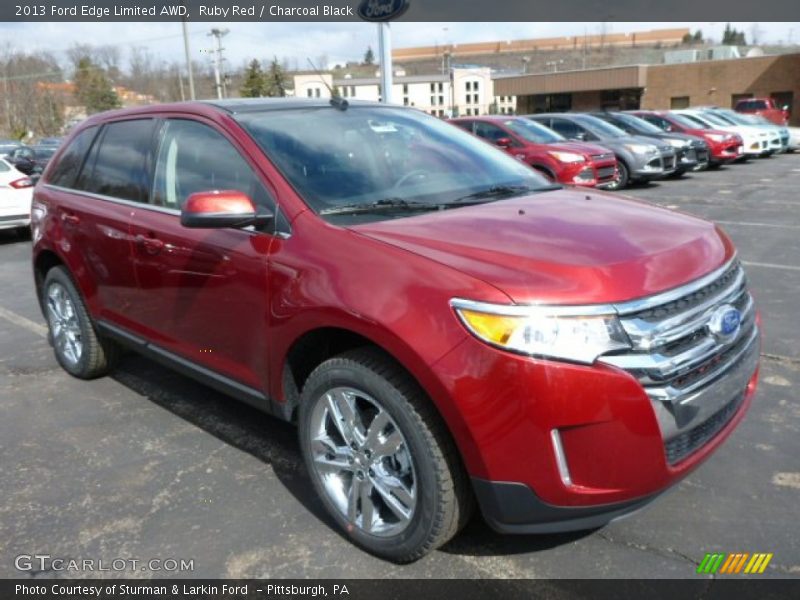 Ruby Red / Charcoal Black 2013 Ford Edge Limited AWD